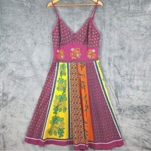 Magic 100% Cotton multi-colored dress L